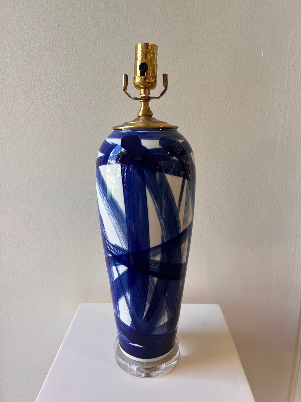 Blue Stroke Table Lamp