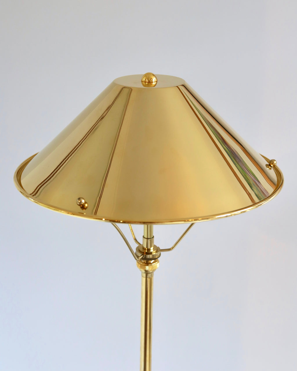 Anna Lari Ambra Floor Lamp Glossy Brass