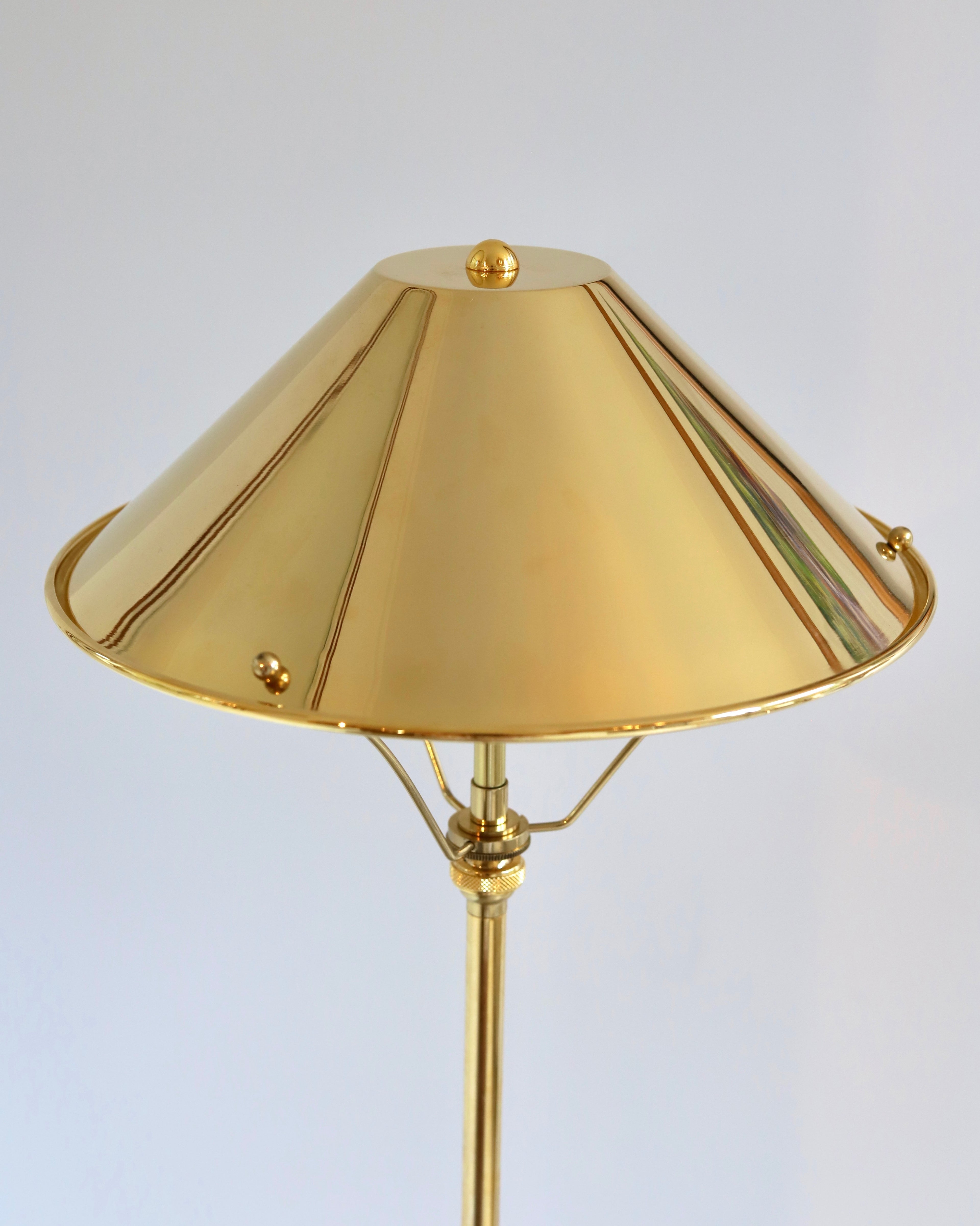 Anna Lari Ambra Floor Lamp Glossy Brass