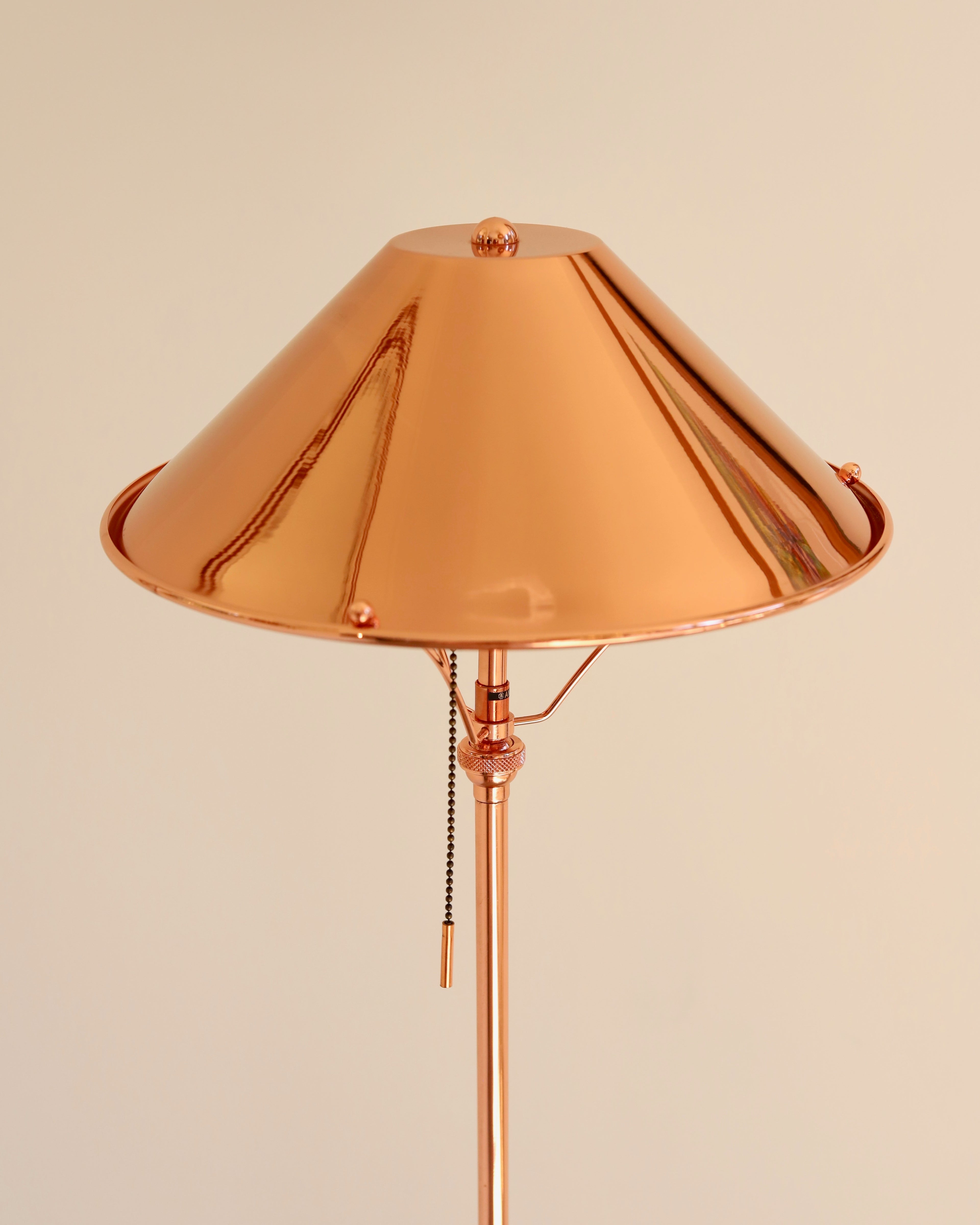 Anna Lari Ambra Floor Lamp Glossy Copper