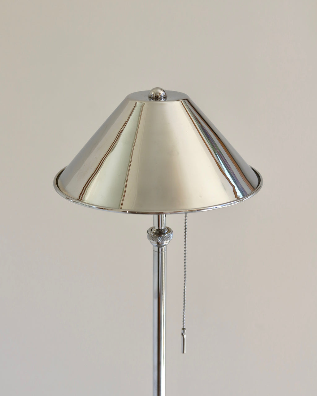 Anna Lari Emily Floor Lamp in Glossy Nickel
