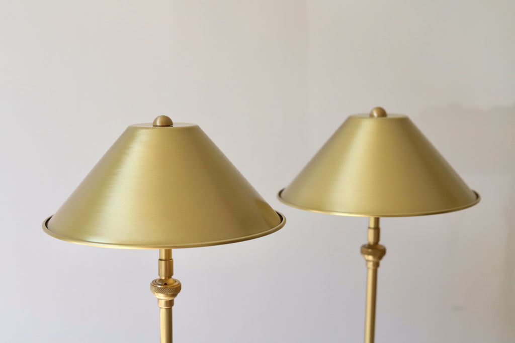 Anna Lari Emily Table Lamp in Glossy Satin Brass