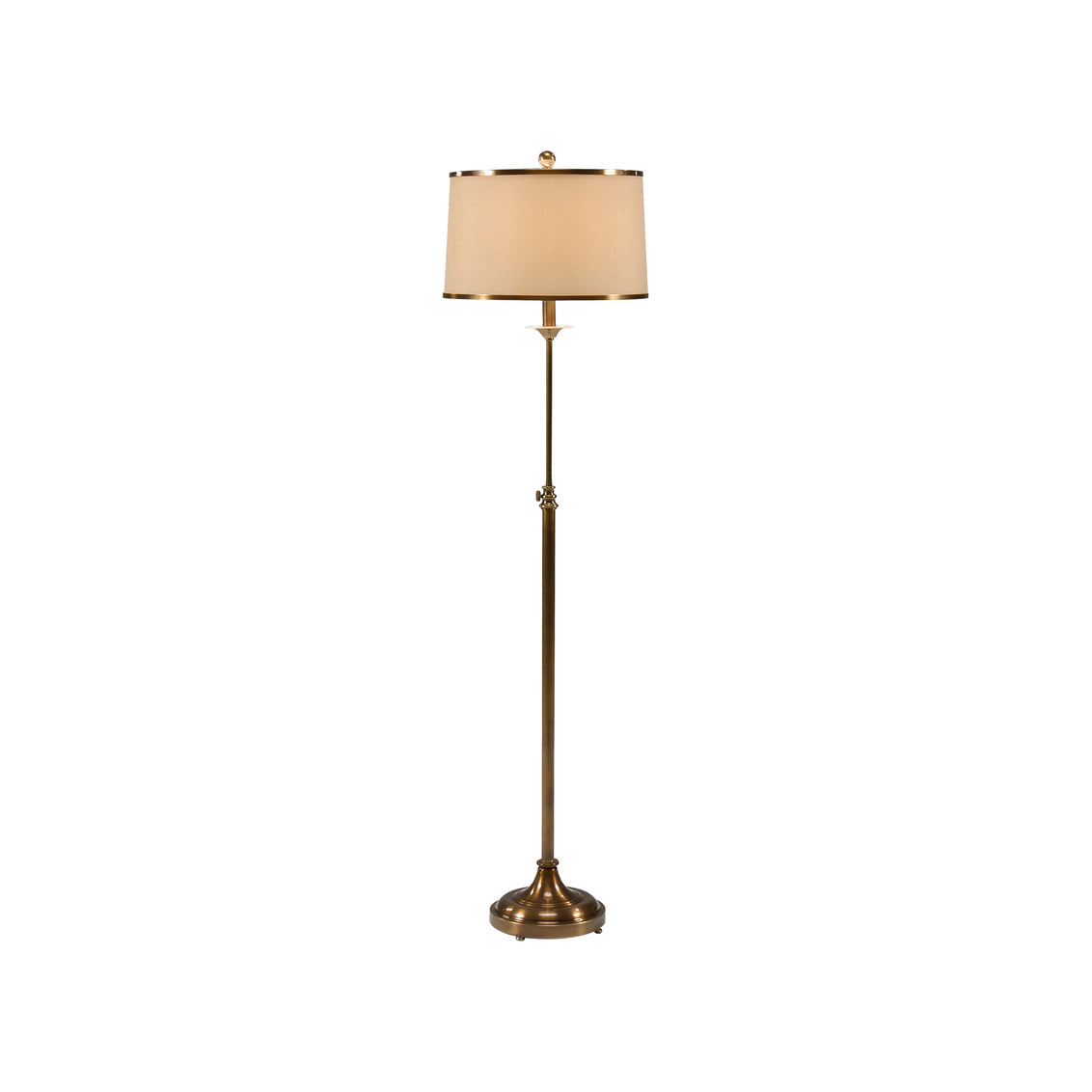 Antique Brass Adjustable Floor Lamp