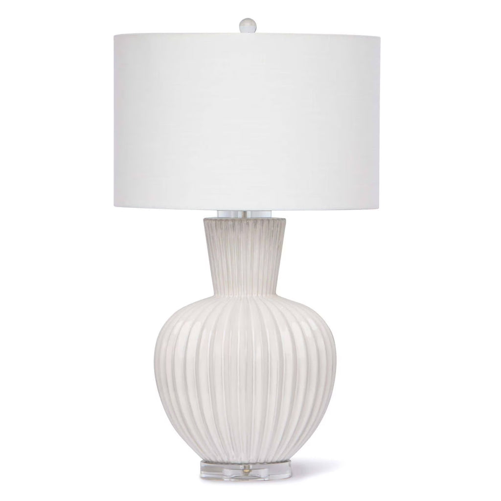 Balboa White Table Lamp 