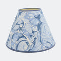 Ocean Marbled Empire Lampshade in blue tones
