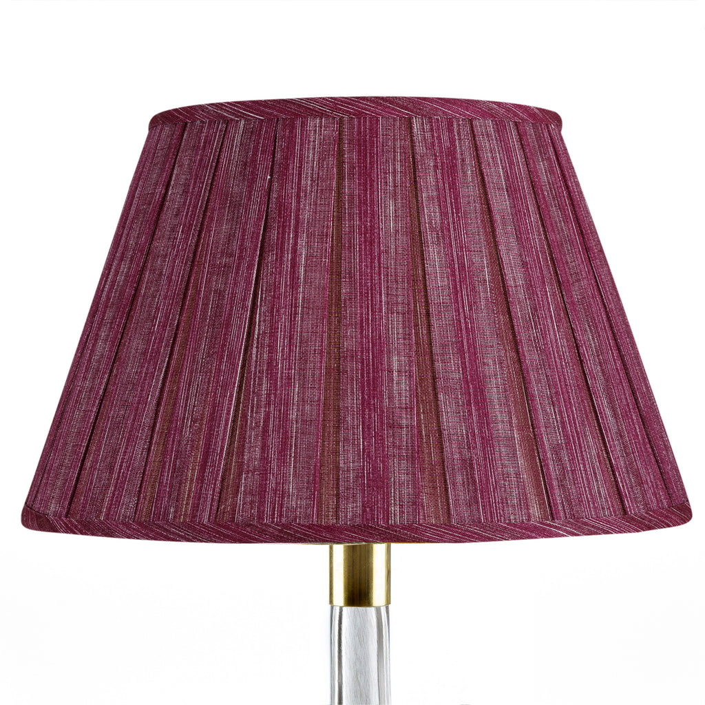 Fermoie Back to the Fuchsia Box Pleat Lampshade