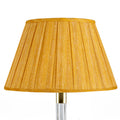Fermoie Club Yellow Box Pleat Lampshade