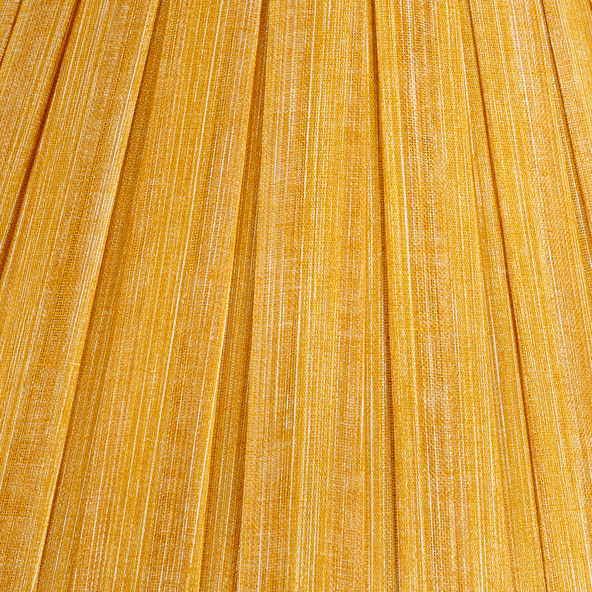 Fermoie Club Yellow Box Pleat Lampshade close-up