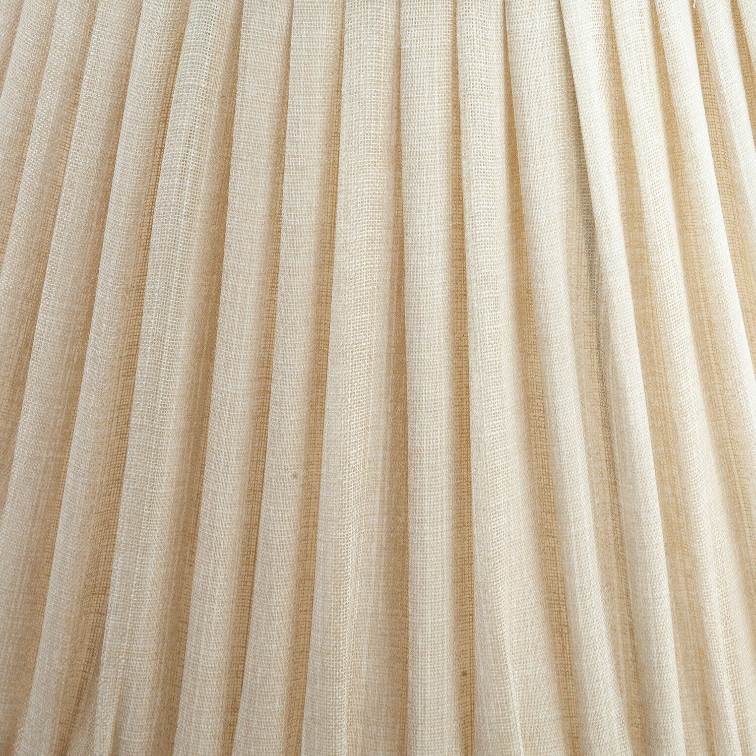 Fermoie Cream Moire gathered cotton lampshade detail