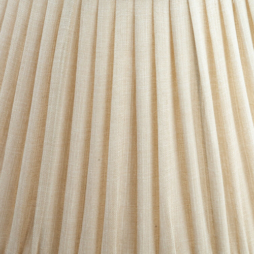 Fermoie Cream Moire gathered cotton lampshade detail