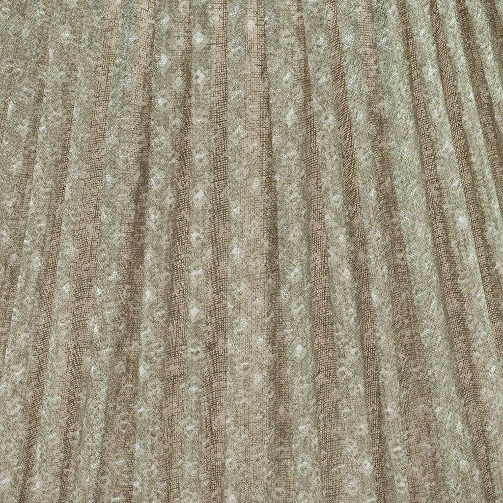 Fermoie Green Figured gathered cotton lampshade detail