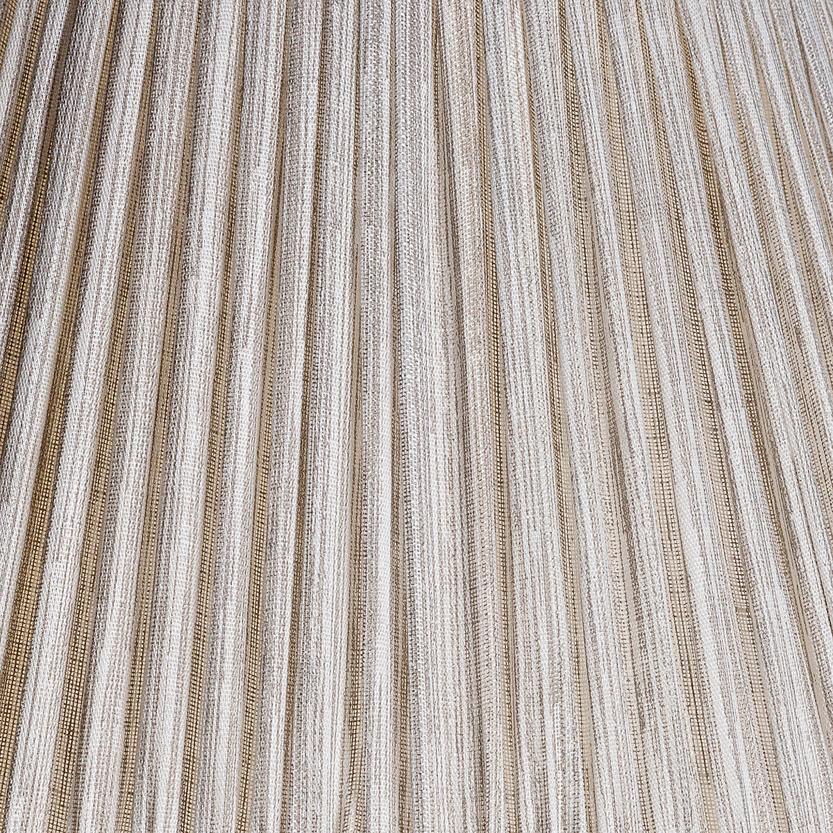 Fermoie Grey Strié gathered cotton lampshade detail