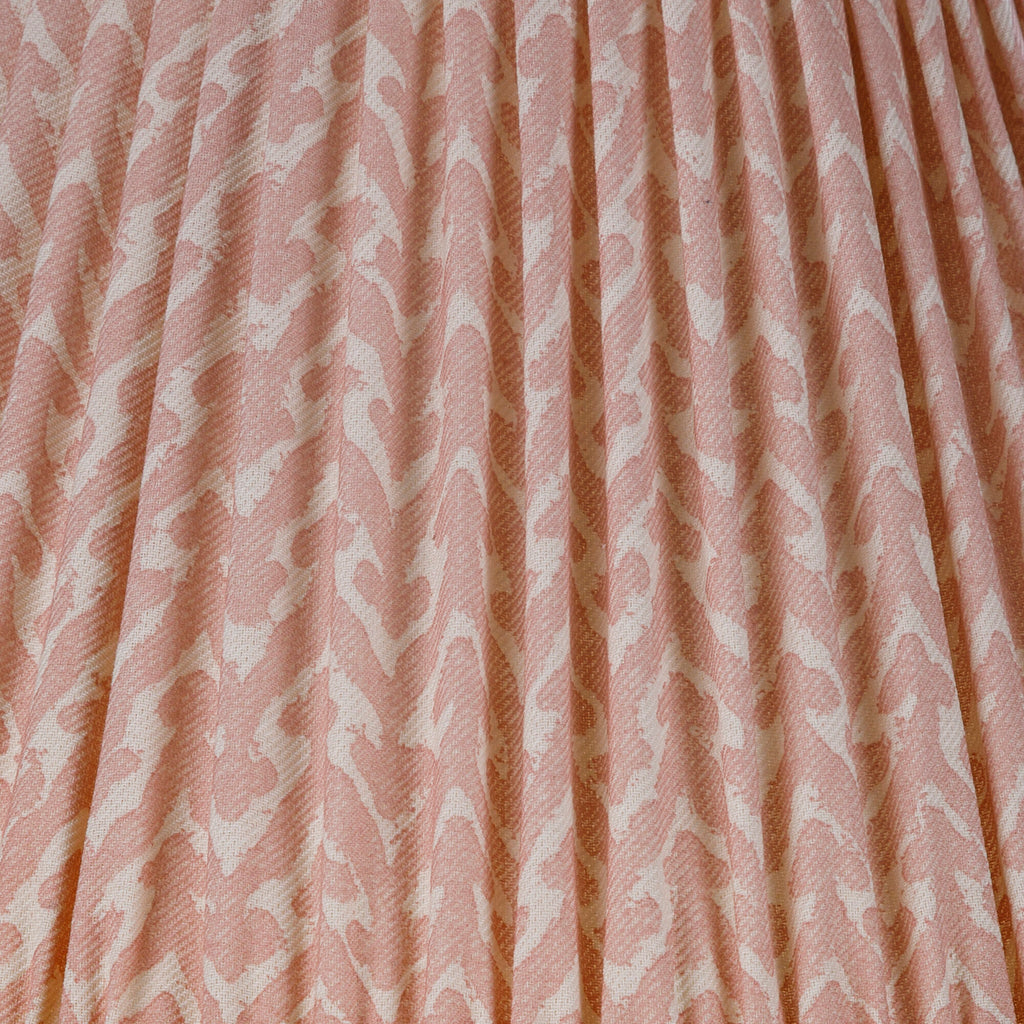 Fermoie Light Pink Rabanna gathered cotton lampshade detail