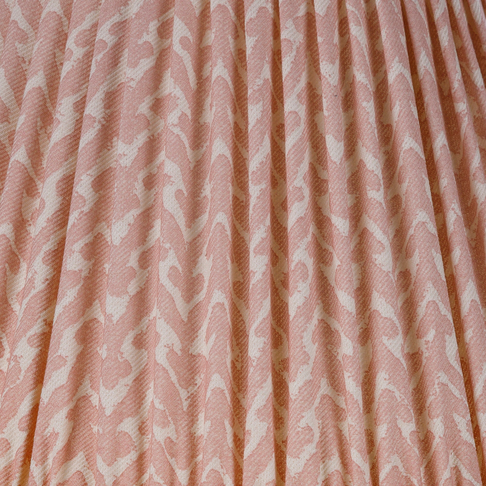 Fermoie Light Pink Rabanna gathered cotton lampshade detail