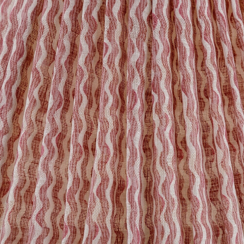 Fermoie Pink Popple gathered cotton lampshade detail