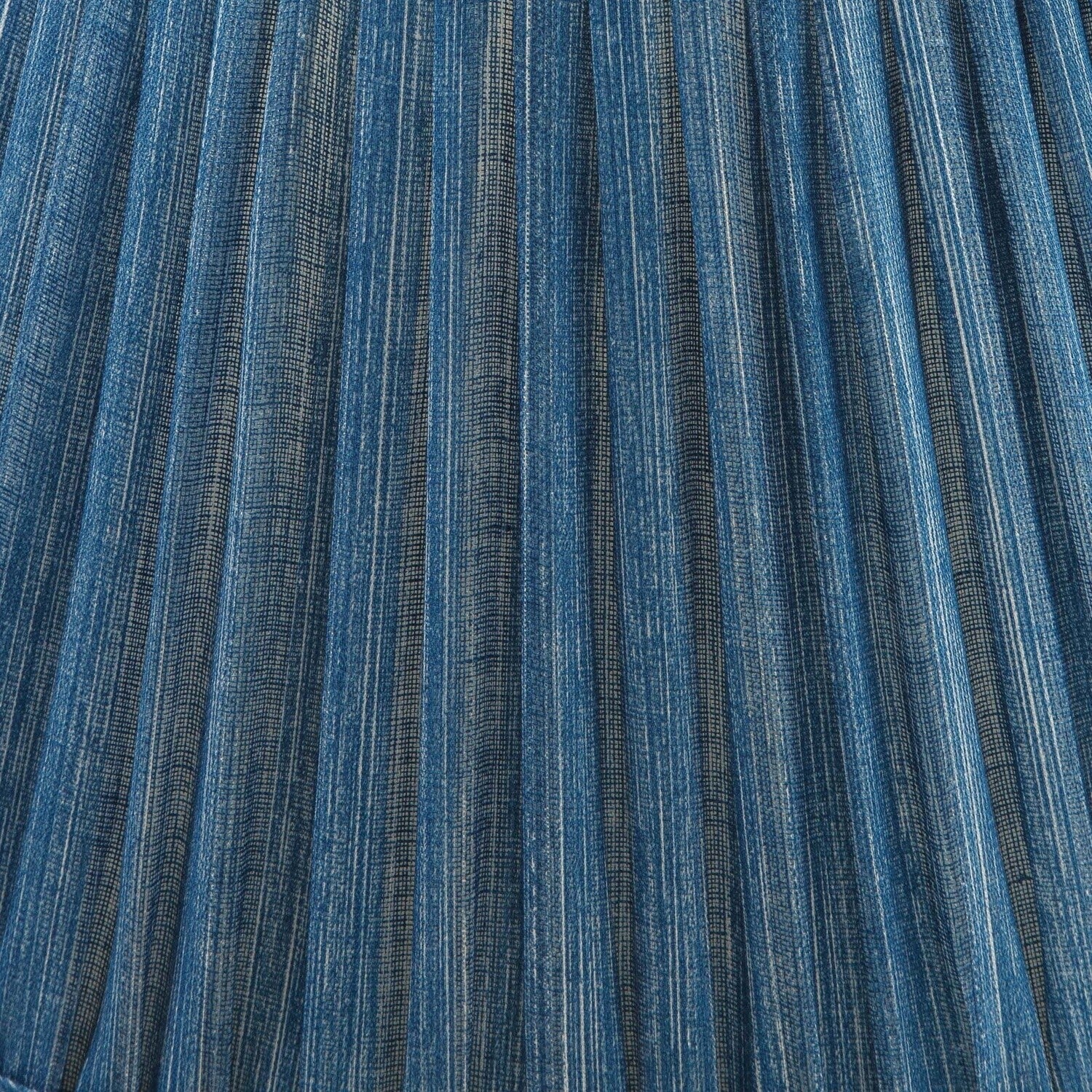 Fermoie Sacre Bleu gathered cotton lampshade detail
