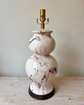 Hwang Bishop Marble Espresso Leila ceramic lamp base in Nashville, Tennessee