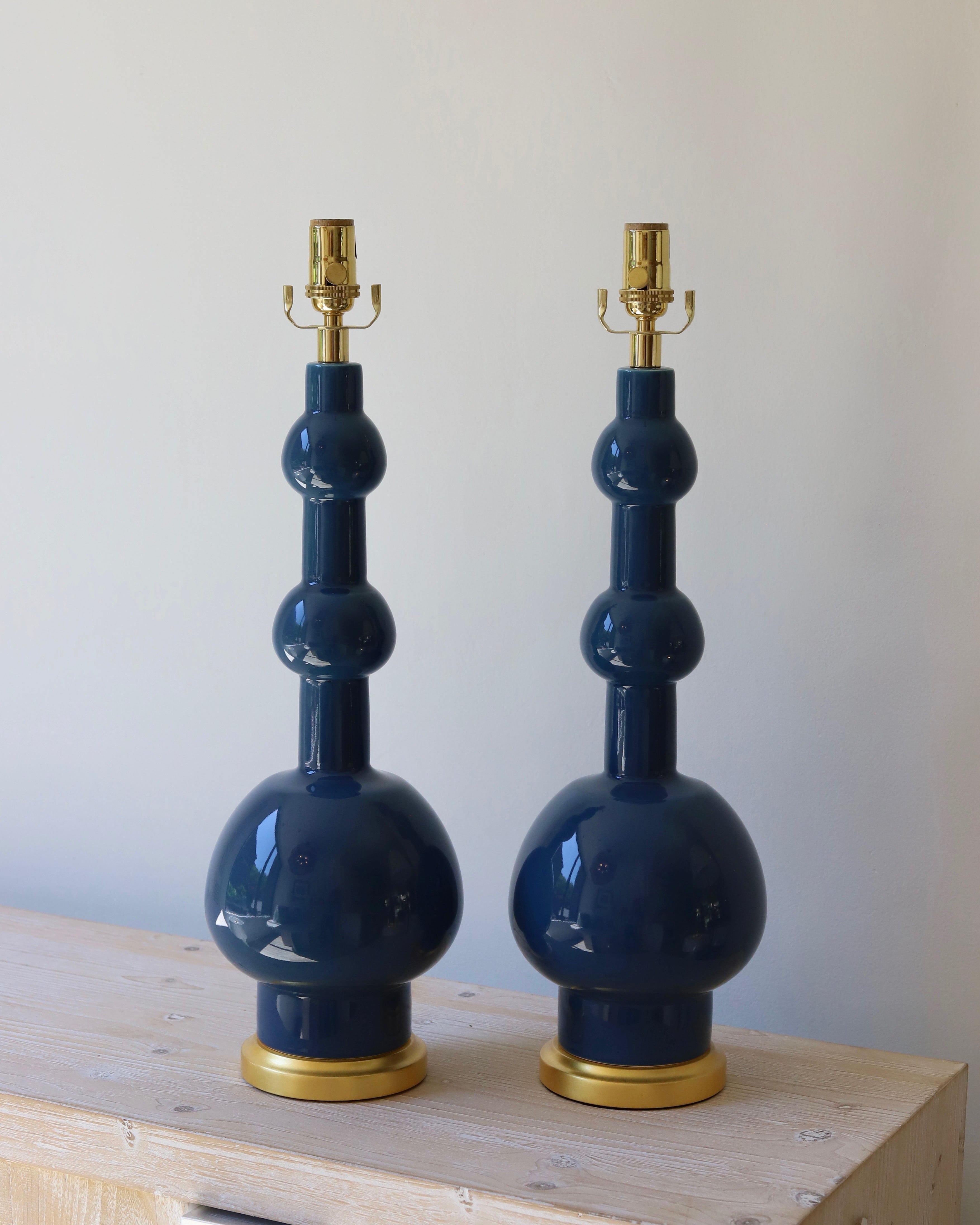 Hwang Bishop Montauk Blue Marrakech Ceramic Lamp Base