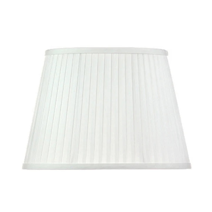 International Linen Oval Knife Pleat Lampshade
