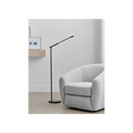 Large Articulating Floor Lamp in Bronze