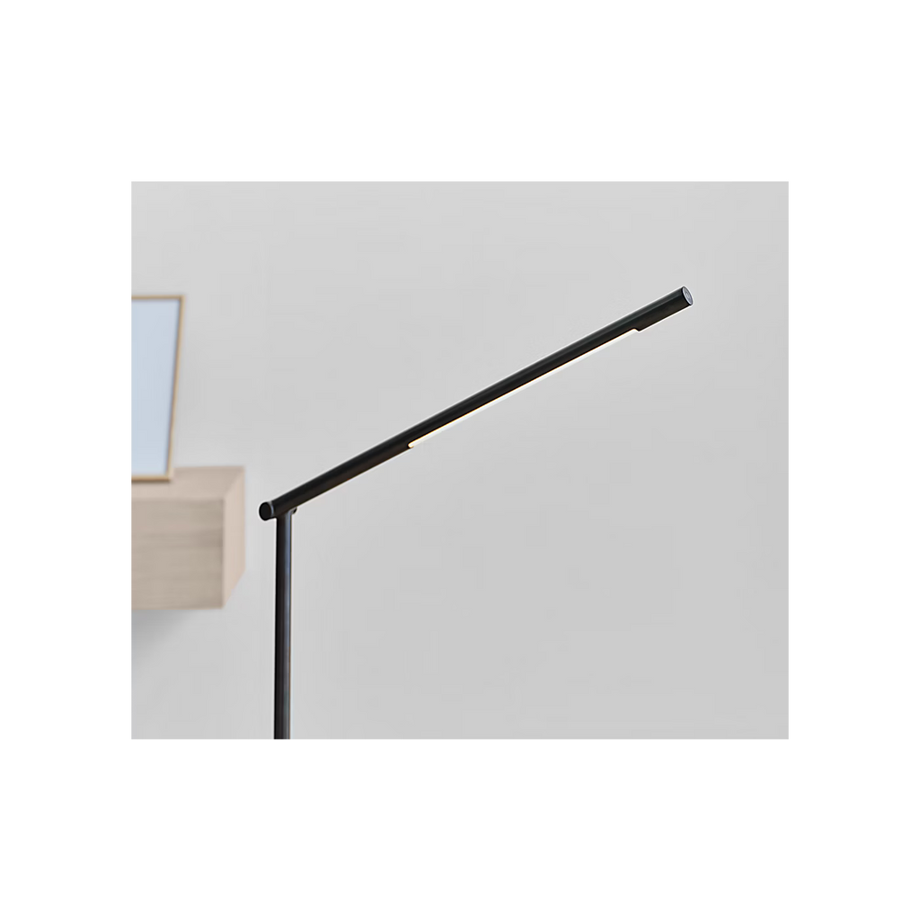 Large Articulating Floor Lamp in Bronze