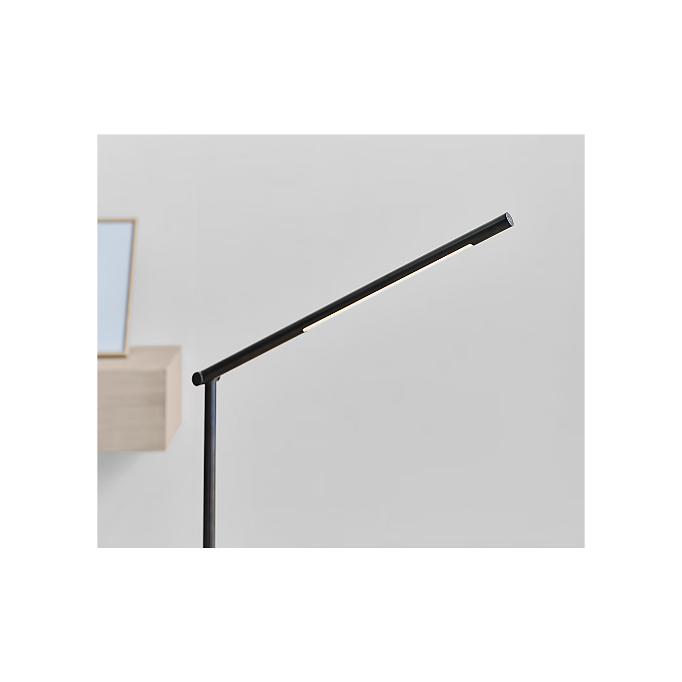 Large Articulating Floor Lamp in Bronze