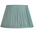 Nushka Celadon Silk Gathered Empire Lampshade