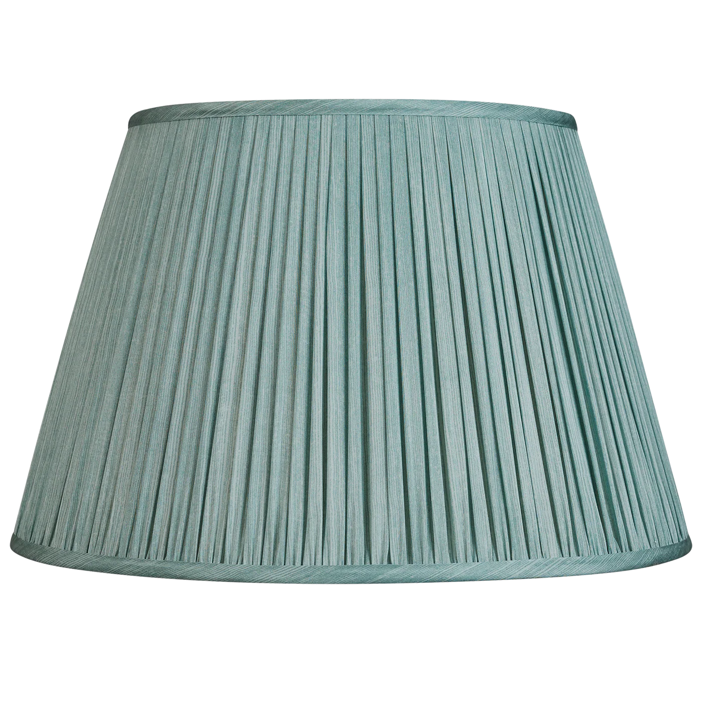 Nushka Celadon Silk Gathered Empire Lampshade