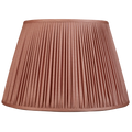 Nushka Dusky Pink Tussar Silk Lampshade