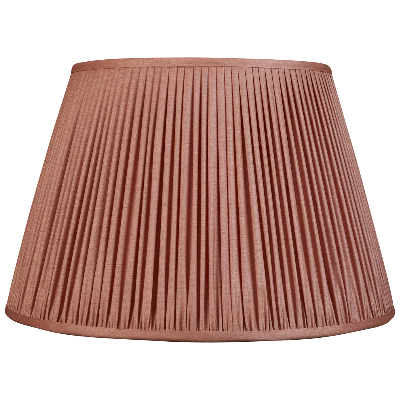 Nushka Dusky Pink Tussar Silk Lampshade