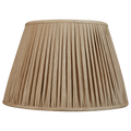 Nushka Raw Umber Mulberry Silk Empire Lampshade