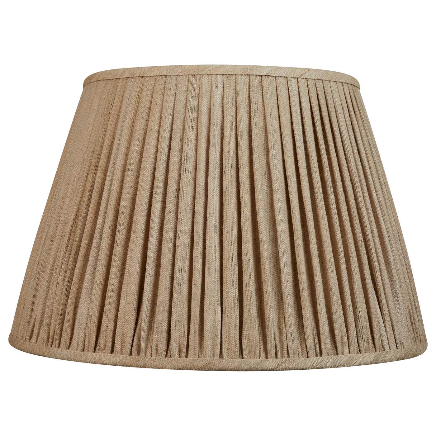 Nushka Raw Umber Mulberry Silk Empire Lampshade
