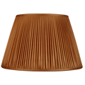 Nushka Tobacco Tussar Silk Lampshade