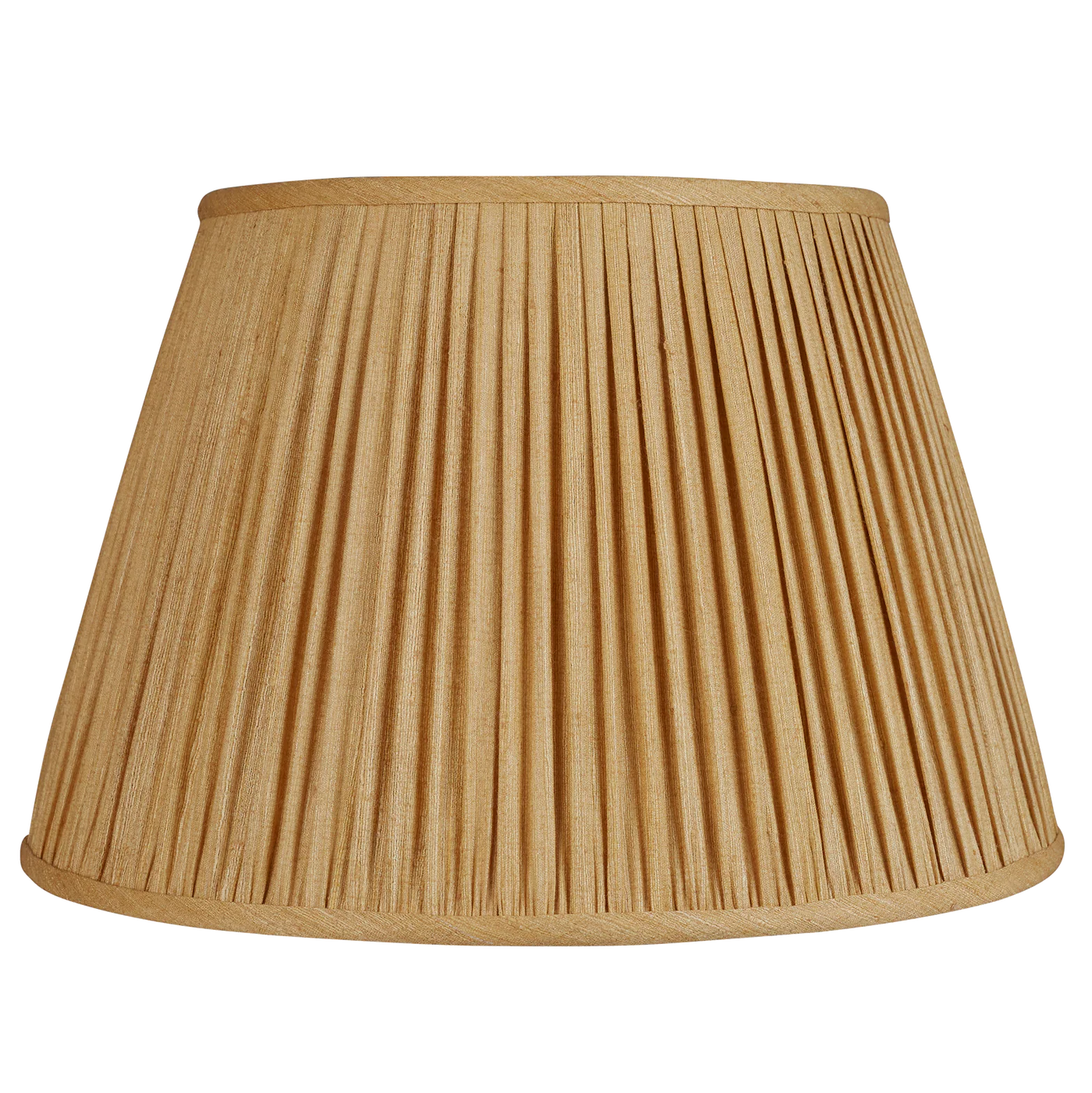 Nushka Yellow Ochre Mulberry Silk Empire Lampshade