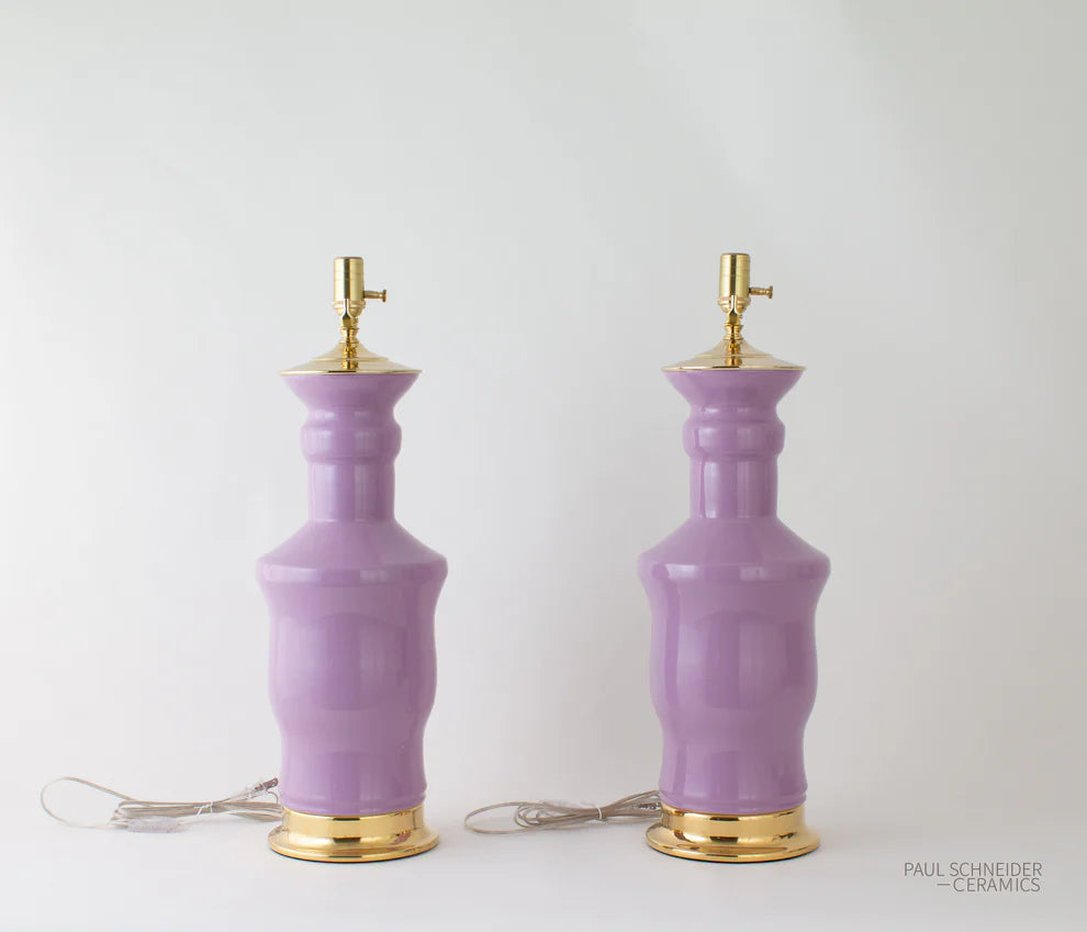 Paul Schneider Canyon Glossy Solid Lilac Lamp
