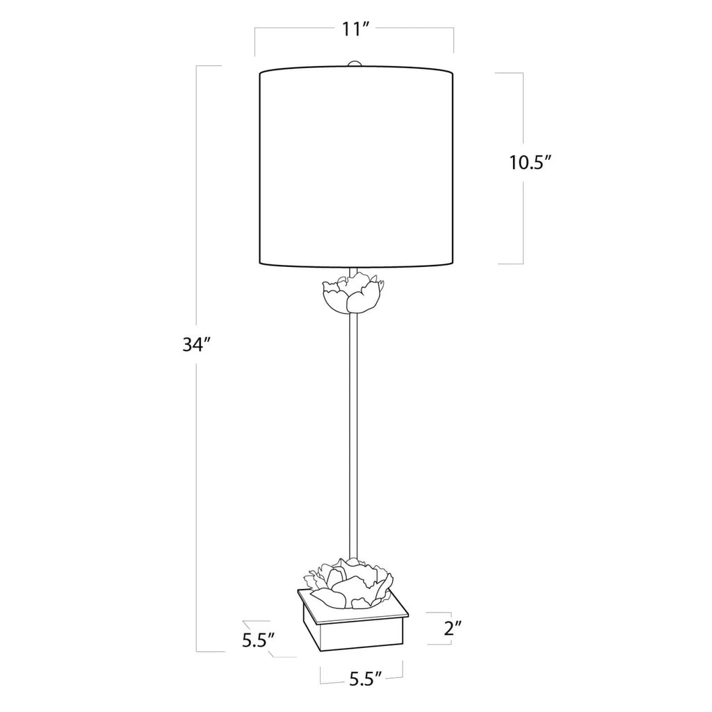 Peony Buffet Lamp
