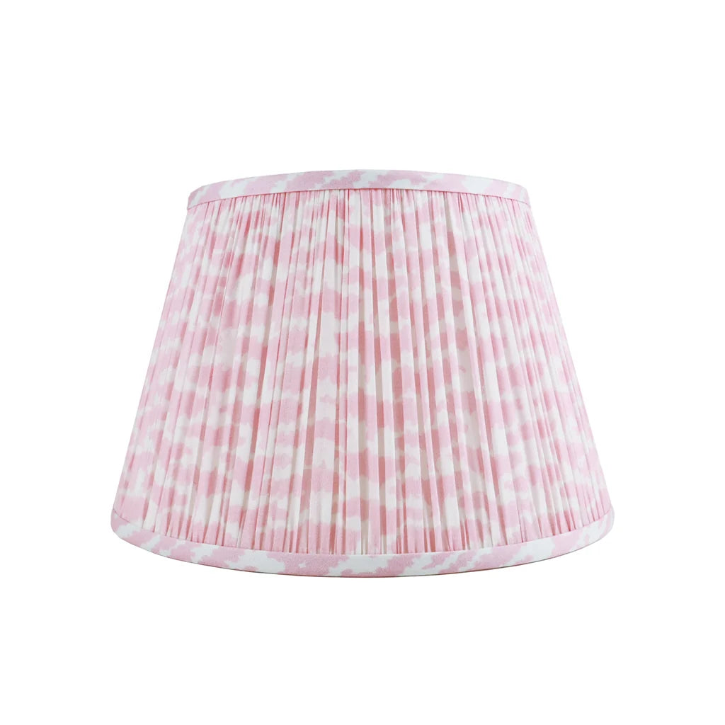 Pink and white printed Sierra empire lampshade 