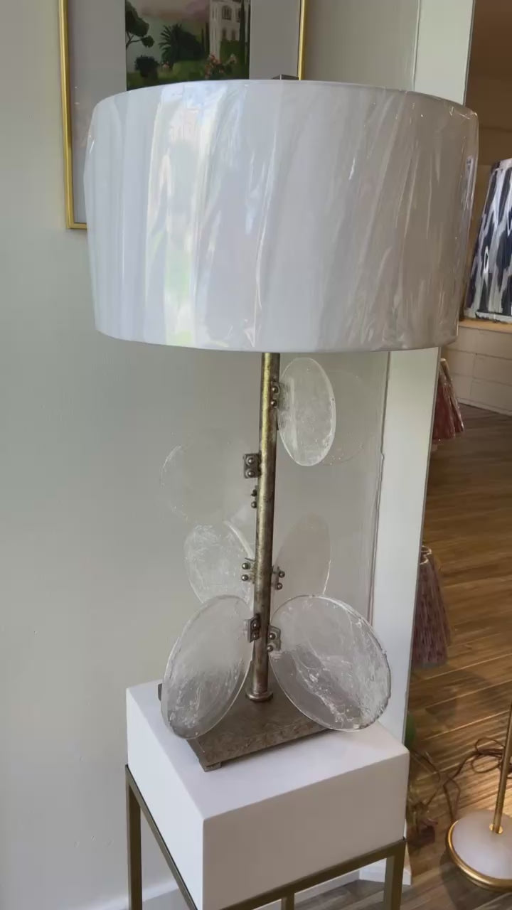 Silver Bubble Table Lamp