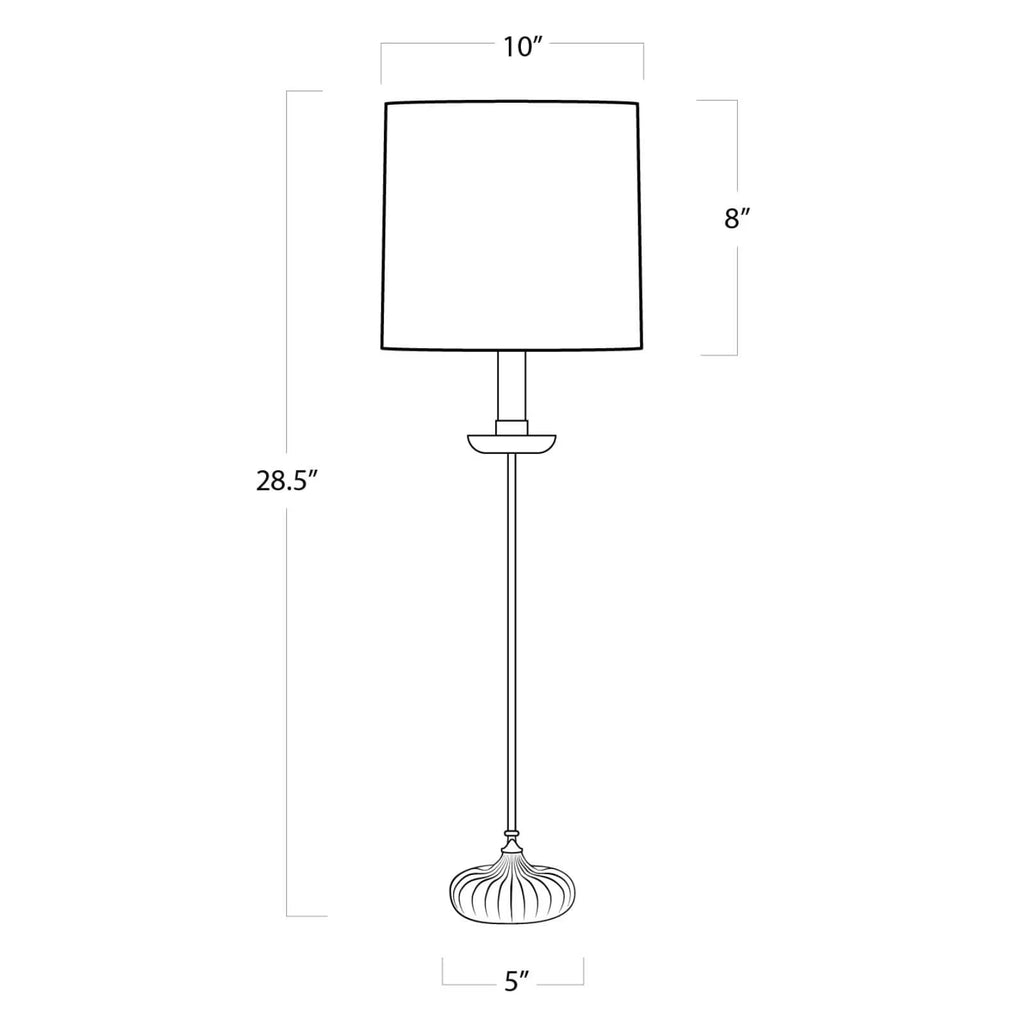 Ranunculus Buffet Lamp