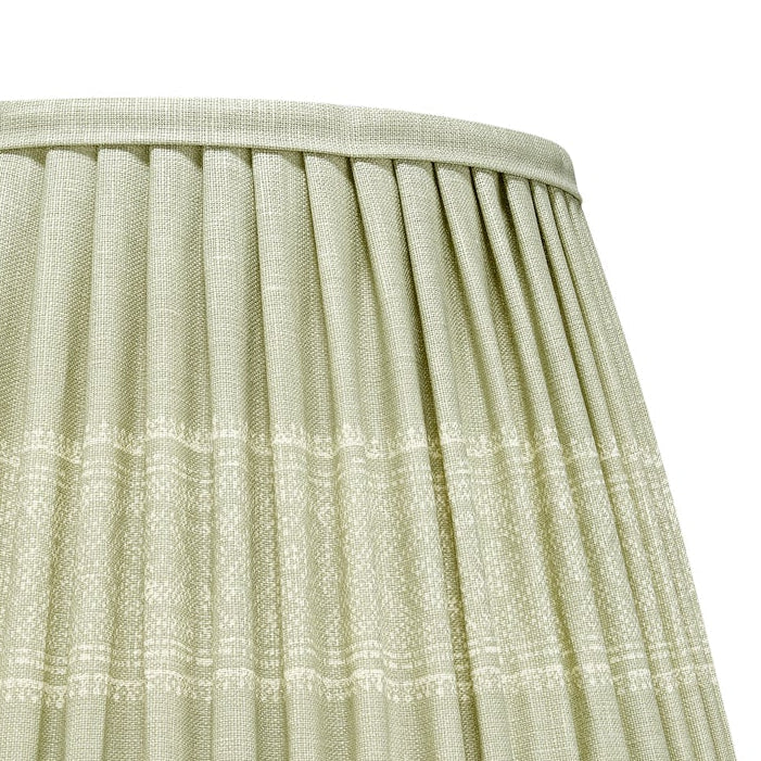 Rosanna Lonsdale Carolina Irving Reverse Patmos Empire Lampshade in Duck Egg close-up