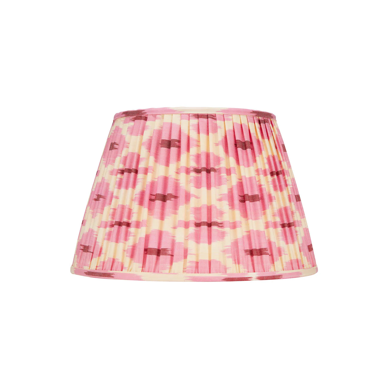 Rosanna Lonsdale Pink and Cream Ikat Lampshade