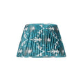 Verdigris and Jade Green Silk Ikat Empire Lampshade