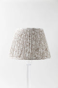 Sorella Glen Fawn Fern Empire Lampshade styled on an acrylic table lamp in Nashville, Tennessee