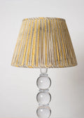Sorella Glen Jaipur Dot & Dash Empire Lampshade styled on an acrylic table lamp in Nashville, Tennessee