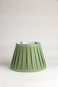 Sorella Glen Olive Box Pleat Empire Lampshade