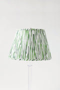 Sorella Glen Pine River empire lampshade styled on an acrylic lamp