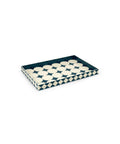 The Lacquer Company Large Peter Tray in Navy