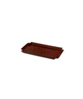 The Lacquer Company Medium Jean Tray in Brown Tortoiseshell