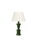 The Lacquer Company Urn Table Lamp in Loden Green