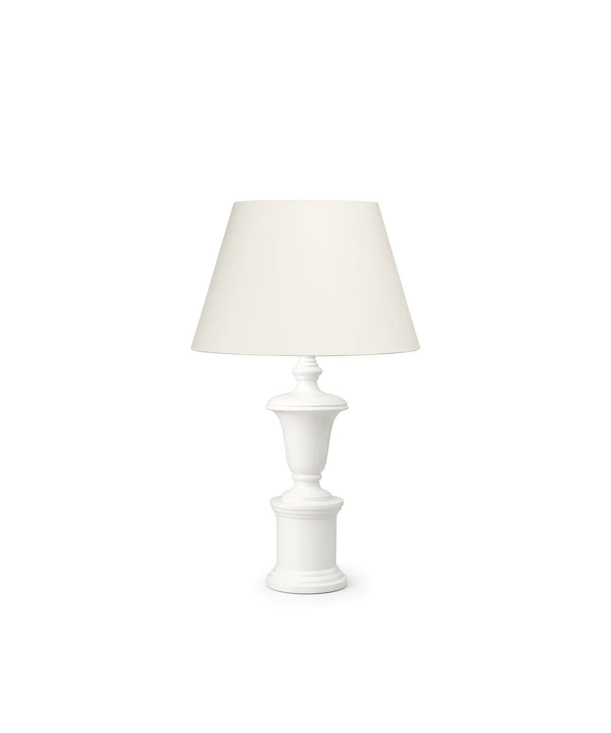 The Lacquer Company Urn Table Lamp in Off White